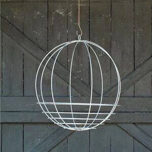 Zinc Hanging Sphere Decor- Terrain Brand